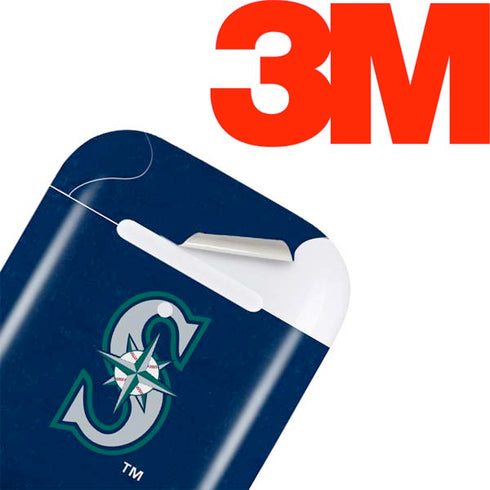 MLB Seattle Mariners - Solid Distressed Apple AirPods 2 Skin