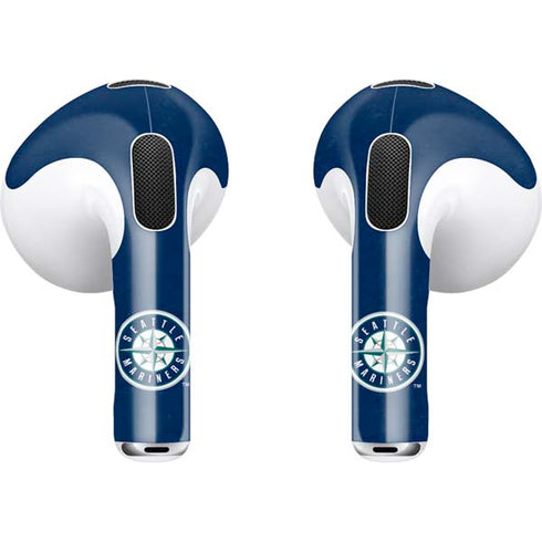 MLB Seattle Mariners - Solid Distressed Apple AirPods (3rd Gen 2021) Skin
