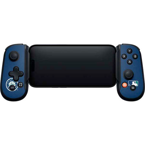MLB Seattle Mariners - Solid Distressed Backbone One for iPhone Game Controller Skin