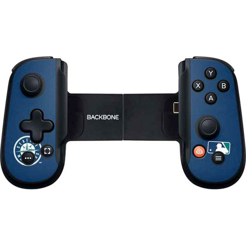 MLB Seattle Mariners - Solid Distressed Backbone One for iPhone Game Controller Skin