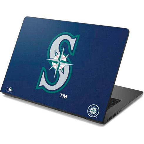 MLB Seattle Mariners - Solid Distressed Dell Chromebook Skin
