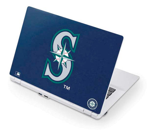 MLB Seattle Mariners - Solid Distressed Acer Chromebook Skin