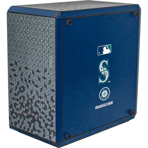 MLB Seattle Mariners - Solid Distressed Cooler Master MasterBox Q300L Mini Tower Skin