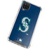 MLB Seattle Mariners - Solid Distressed Galaxy A12 Clear Case