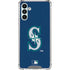 MLB Seattle Mariners - Solid Distressed Galaxy A13 5G Clear Case