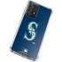 MLB Seattle Mariners - Solid Distressed Galaxy A52 5G Clear Case