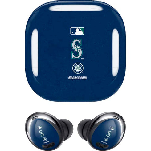 MLB Seattle Mariners - Solid Distressed Galaxy Buds Pro Skin