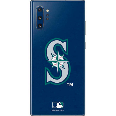 MLB Seattle Mariners - Solid Distressed Galaxy Note 10 Plus Skin
