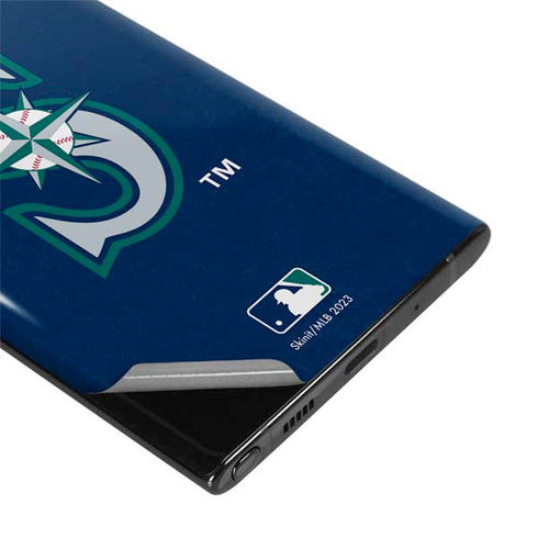 MLB Seattle Mariners - Solid Distressed Galaxy Note 10 Plus Skin