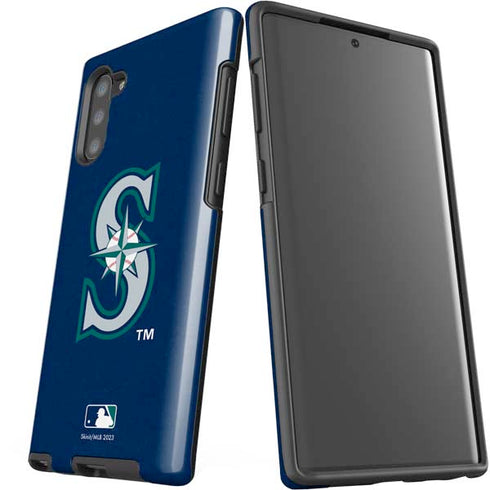 MLB Seattle Mariners - Solid Distressed Galaxy Note 10 Pro Case