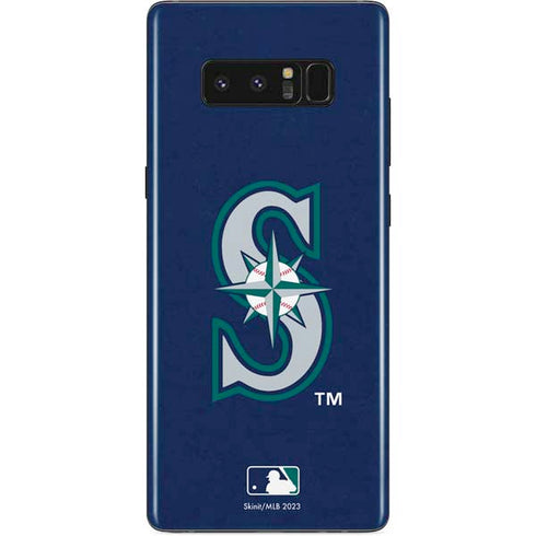 MLB Seattle Mariners - Solid Distressed Galaxy Note 8 Skin