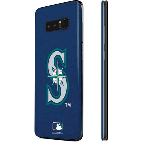 MLB Seattle Mariners - Solid Distressed Galaxy Note 8 Skin