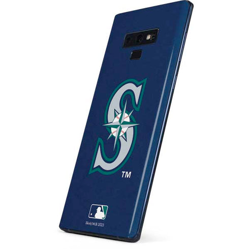 MLB Seattle Mariners - Solid Distressed Galaxy Note 9 Skin