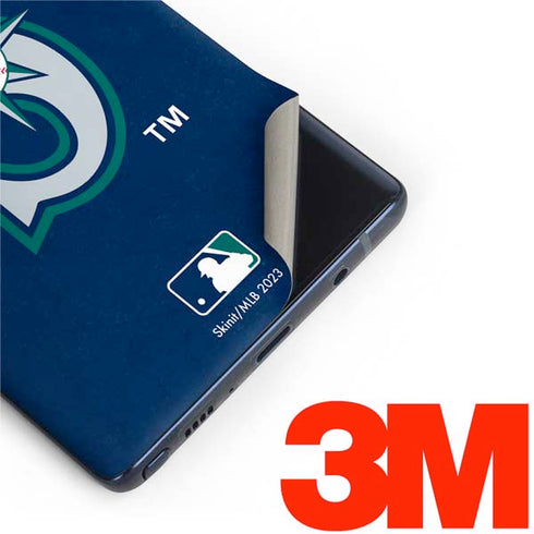 MLB Seattle Mariners - Solid Distressed Galaxy Note 9 Skin