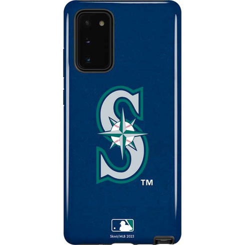 MLB Seattle Mariners - Solid Distressed Galaxy Note20 5G Pro Case