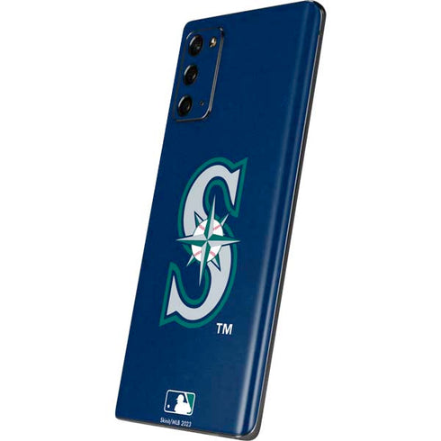 MLB Seattle Mariners - Solid Distressed Galaxy Note20 5G Skin