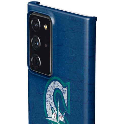 MLB Seattle Mariners - Solid Distressed Galaxy Note20 Ultra 5G Lite Case