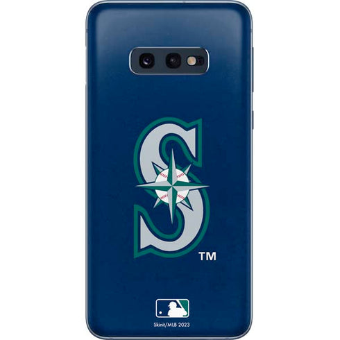 MLB Seattle Mariners - Solid Distressed Galaxy S10e Skin