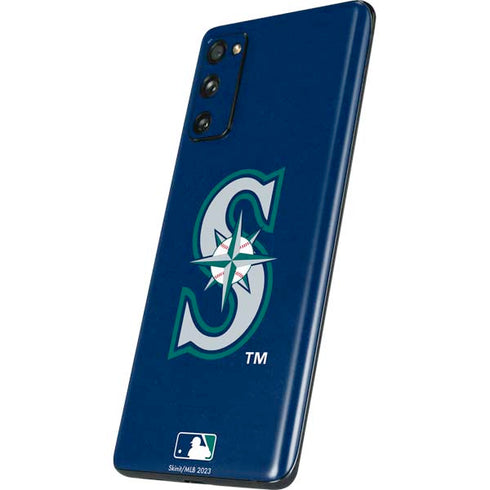 MLB Seattle Mariners - Solid Distressed Galaxy S20 Fan Edition Skin