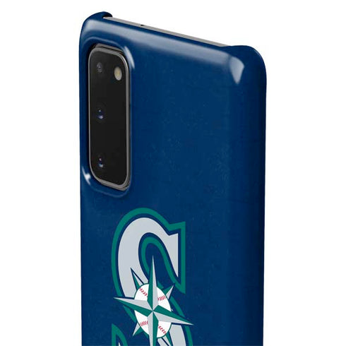 MLB Seattle Mariners - Solid Distressed Galaxy S20 Lite Case