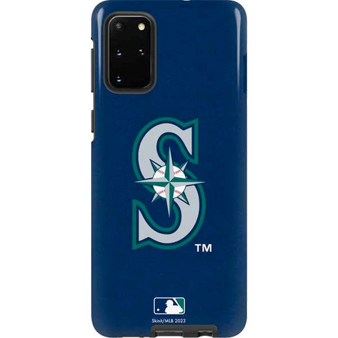 MLB Seattle Mariners - Solid Distressed Galaxy S20 Plus Pro Case