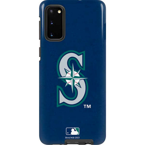 MLB Seattle Mariners - Solid Distressed Galaxy S20 Pro Case