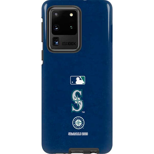 MLB Seattle Mariners - Solid Distressed Galaxy S20 Ultra 5G Pro Case