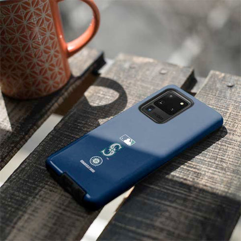 MLB Seattle Mariners - Solid Distressed Galaxy S20 Ultra 5G Pro Case