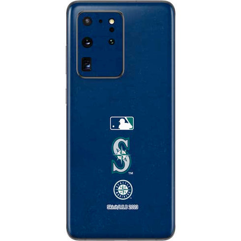 MLB Seattle Mariners - Solid Distressed Galaxy S20 Ultra 5G Skin