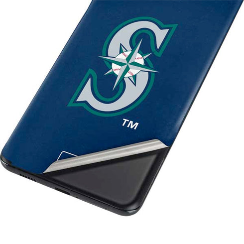 MLB Seattle Mariners - Solid Distressed Galaxy S21 5G Skin