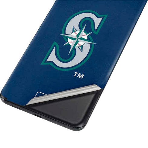 MLB Seattle Mariners - Solid Distressed Galaxy S21 Plus 5G Skin