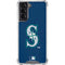 MLB Seattle Mariners - Solid Distressed Galaxy S22 Clear Case