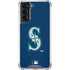 MLB Seattle Mariners - Solid Distressed Galaxy S22 Clear Case