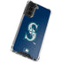 MLB Seattle Mariners - Solid Distressed Galaxy S22 Plus Clear Case