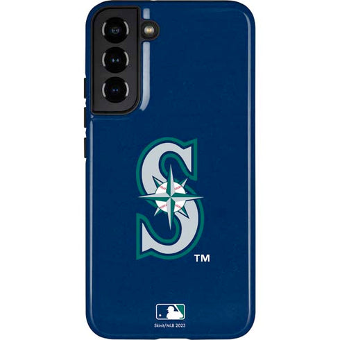 MLB Seattle Mariners - Solid Distressed Galaxy S22 Plus Pro Case