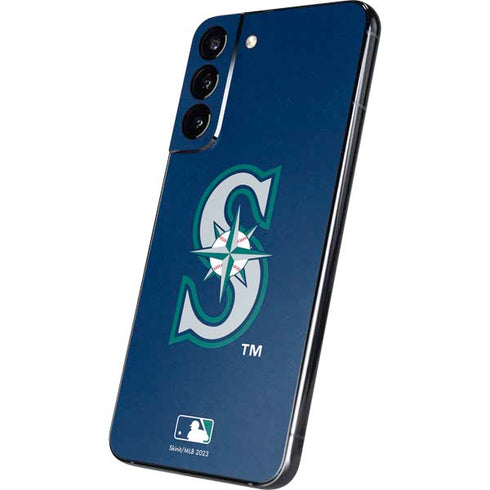 MLB Seattle Mariners - Solid Distressed Galaxy S22 Plus Skin