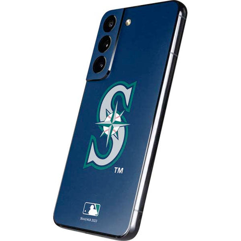 MLB Seattle Mariners - Solid Distressed Galaxy S22 Skin