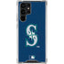 MLB Seattle Mariners - Solid Distressed Galaxy S22 Ultra Clear Case