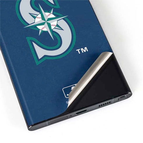 MLB Seattle Mariners - Solid Distressed Galaxy S22 Ultra Skin