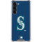 MLB Seattle Mariners - Solid Distressed Galaxy S23 Plus Clear Case