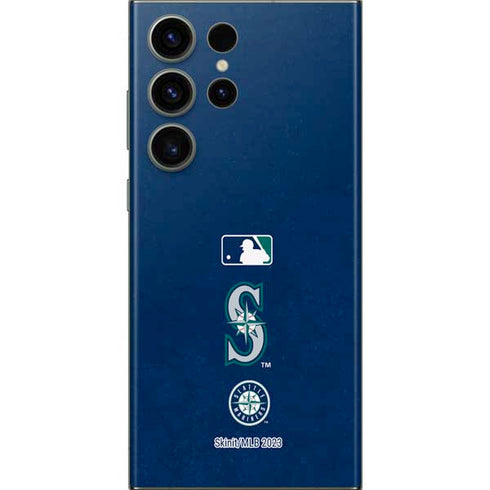 MLB Seattle Mariners - Solid Distressed Galaxy S23 Ultra Skin