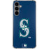 MLB Seattle Mariners - Solid Distressed Galaxy S24 Plus Clear Case
