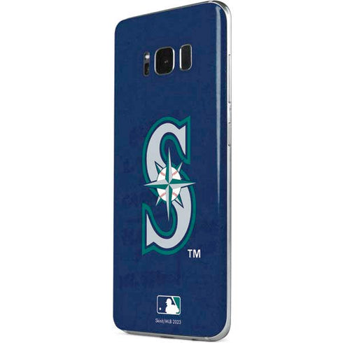 MLB Seattle Mariners - Solid Distressed Galaxy S8 Plus Skin