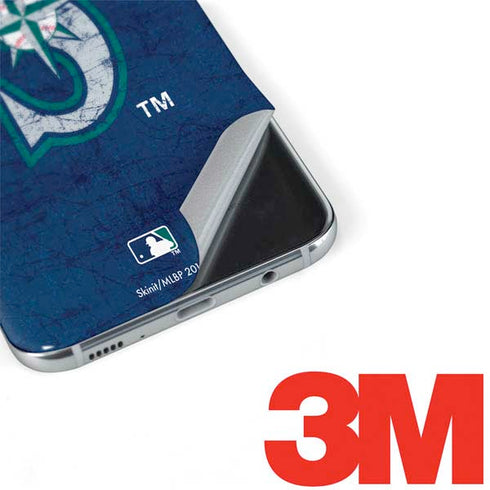 MLB Seattle Mariners - Solid Distressed Galaxy S8 Skin