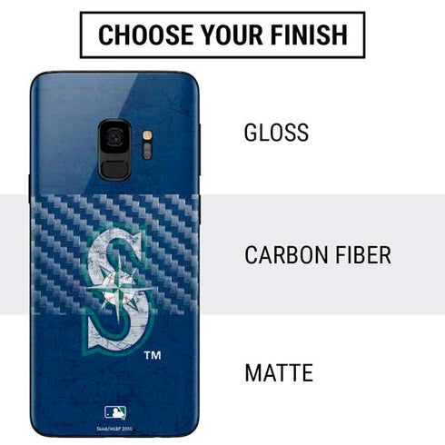 MLB Seattle Mariners - Solid Distressed Galaxy S9 Skin