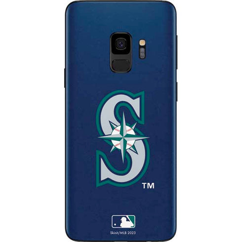 MLB Seattle Mariners - Solid Distressed Galaxy S9 Skin