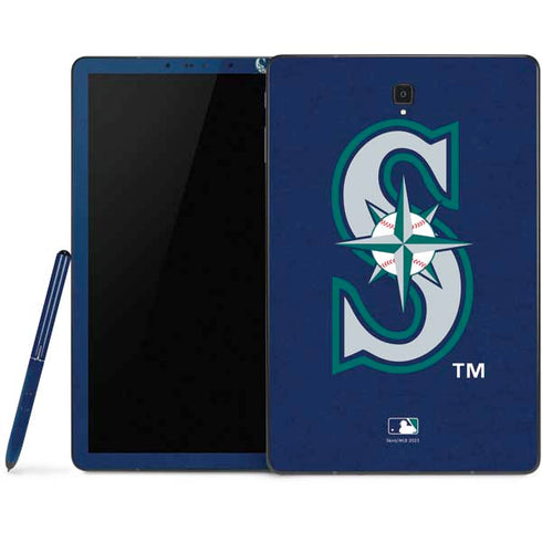 MLB Seattle Mariners - Solid Distressed Samsung Galaxy Tab Skin