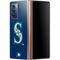 MLB Seattle Mariners - Solid Distressed Galaxy Z Fold2 5G Skin