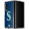 MLB Seattle Mariners - Solid Distressed Galaxy Z Fold4 5G Clear Case