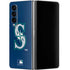 MLB Seattle Mariners - Solid Distressed Galaxy Z Fold4 5G Skin